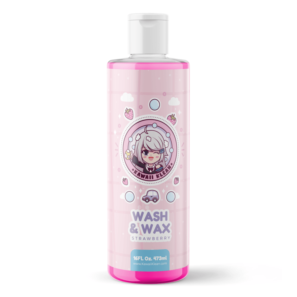 Strawberry Wash & Wax Pink Car Soap