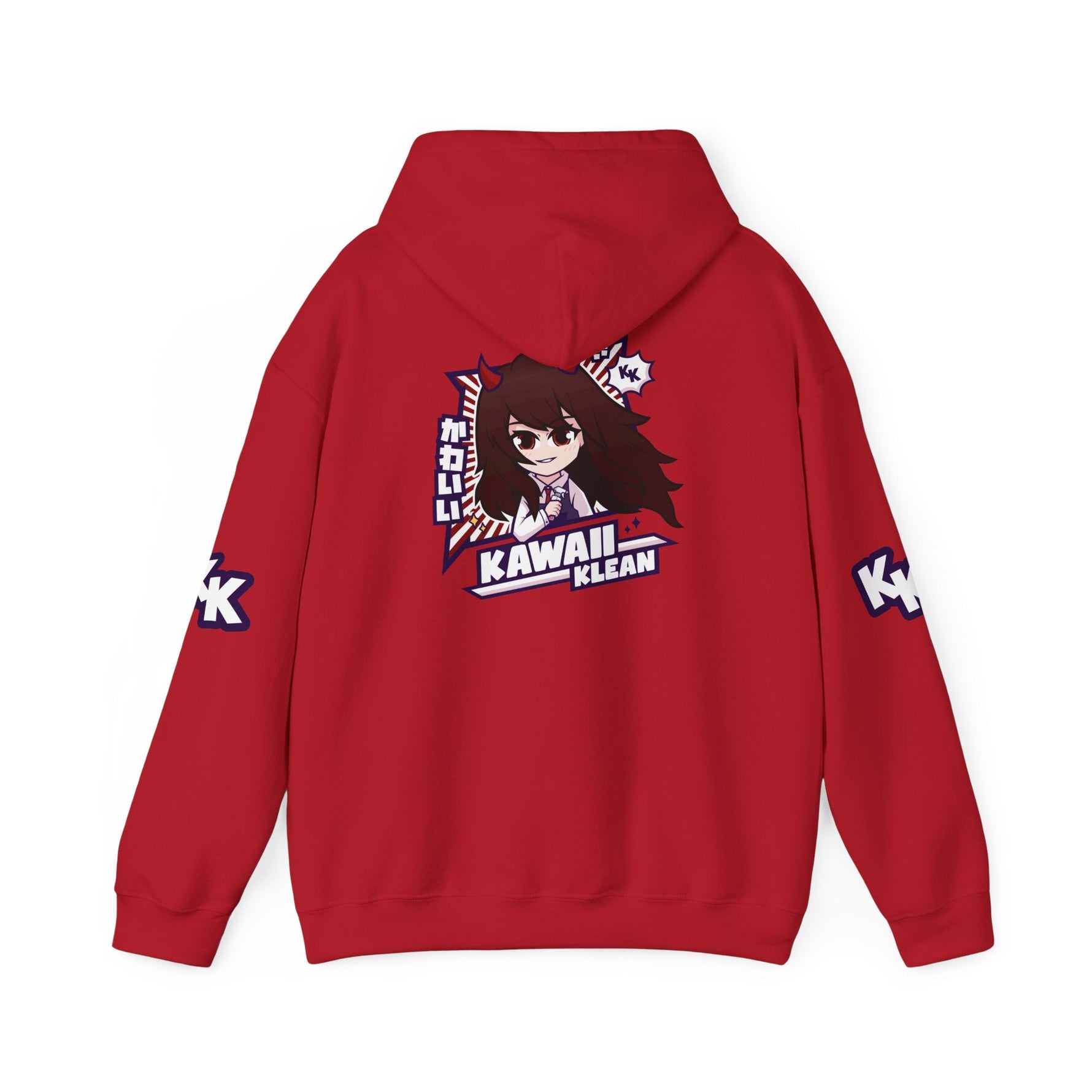 Kawaii Klean Hoodie-Red - Kawaii Klean