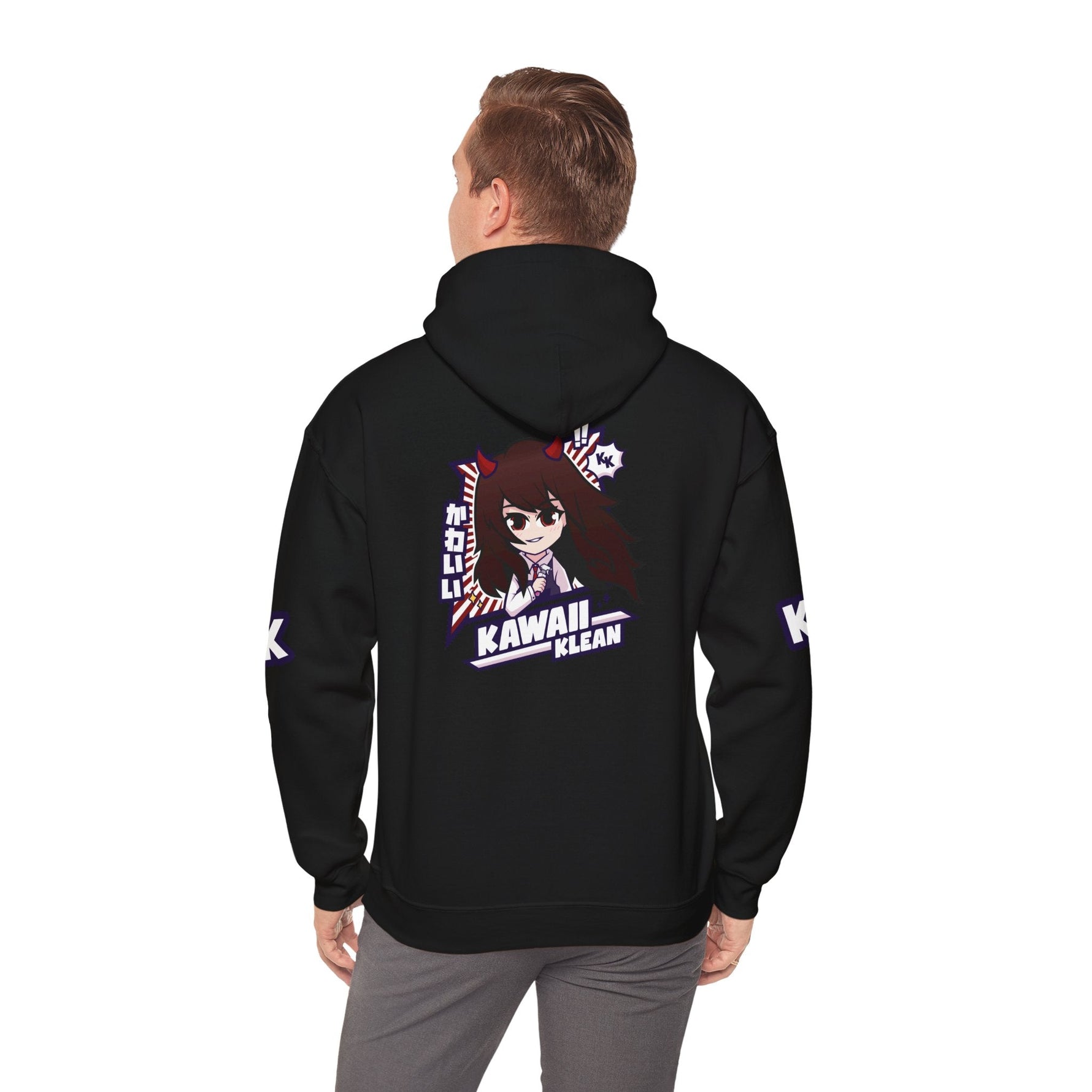 Kawaii Klean Hoodie-Red - Kawaii Klean
