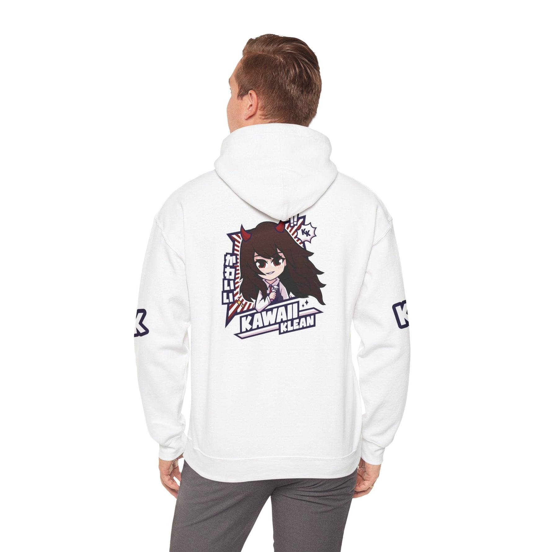 Kawaii Klean Hoodie-Red - Kawaii Klean