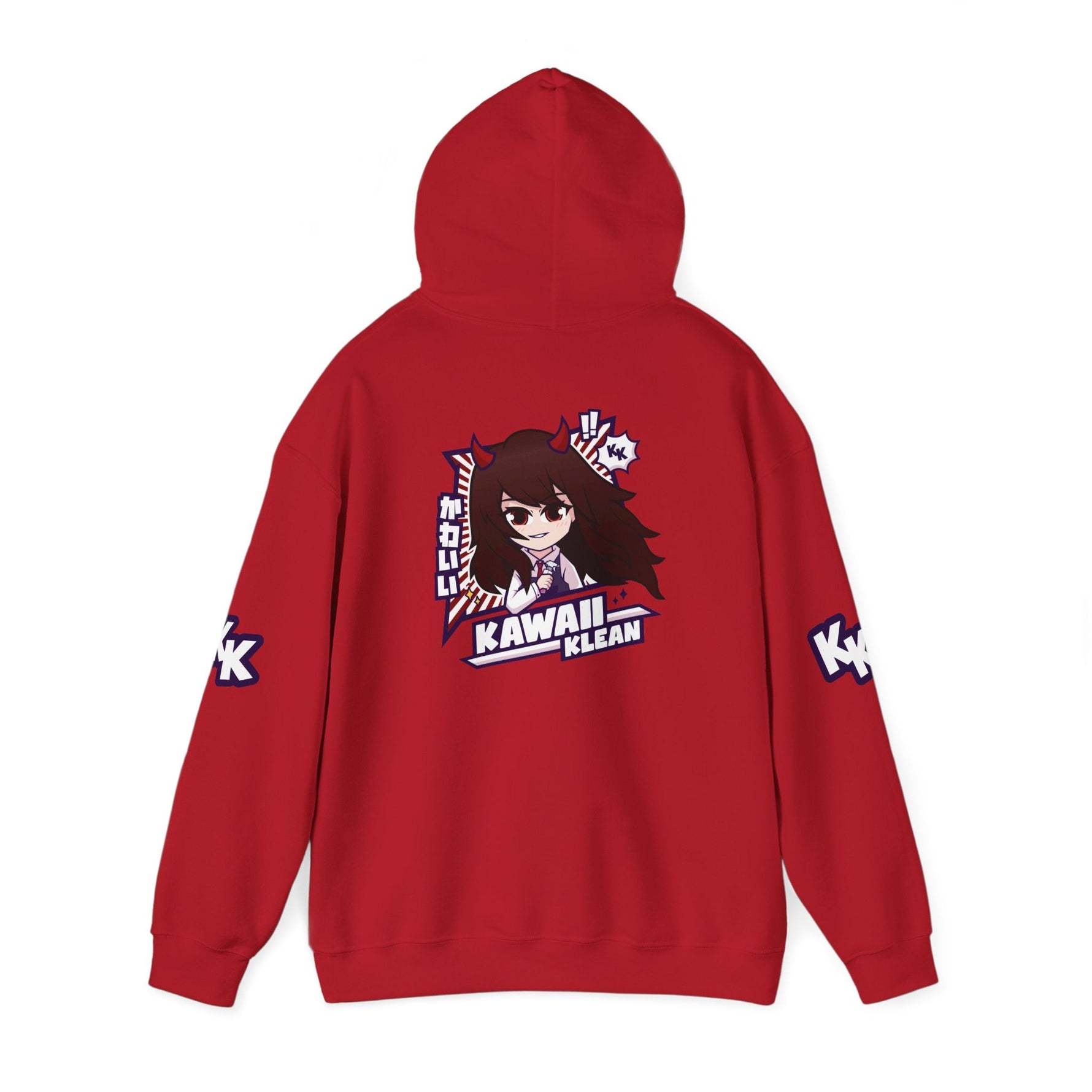 Kawaii Klean Hoodie-Red - Kawaii Klean